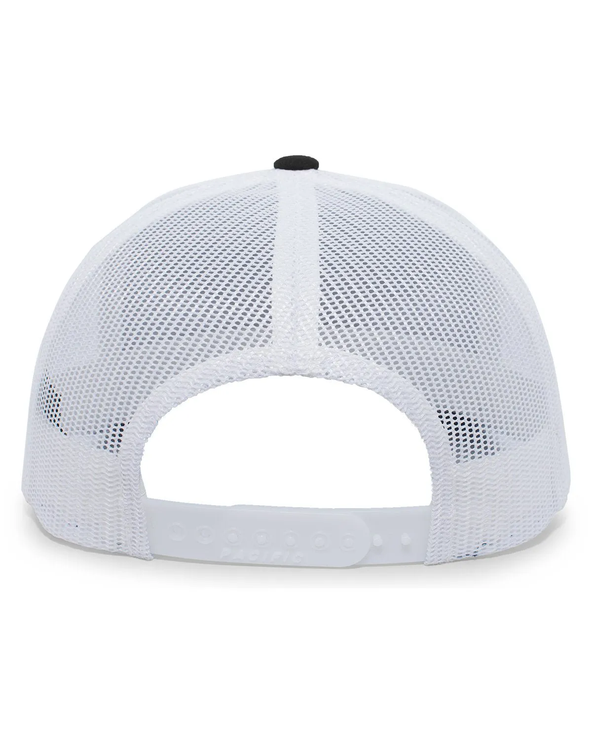 104C-Pacific Headwear-BLACK/ WHITE