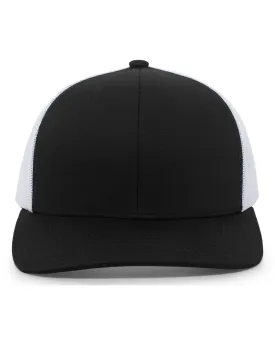 104C-Pacific Headwear-BLACK/ WHITE