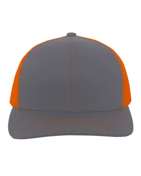 104C-Pacific Headwear-GRAPHITE/ N ORNG