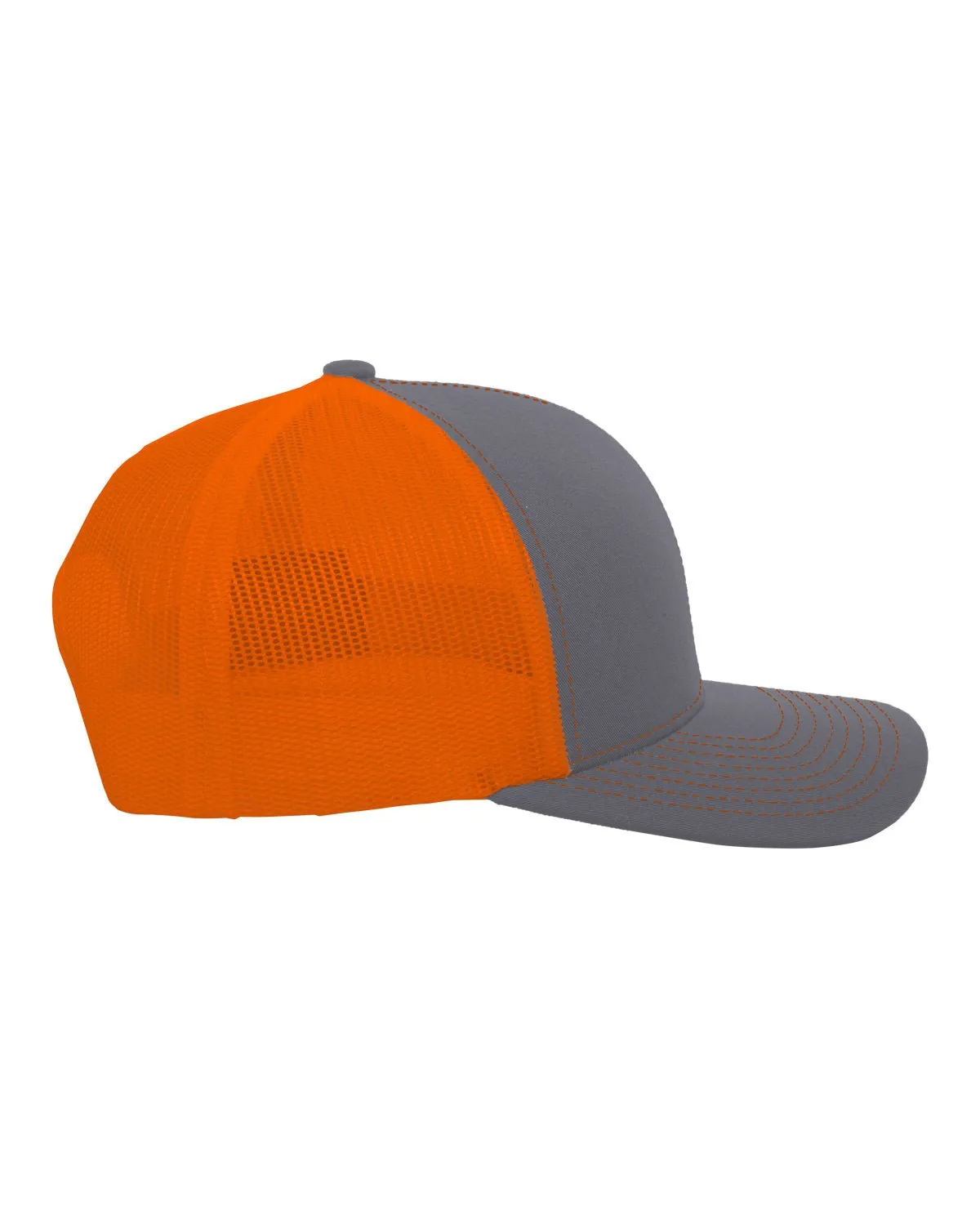 104C-Pacific Headwear-GRAPHITE/ N ORNG