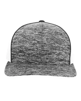 106C-Pacific Headwear-BLACK HTHR/ WHT