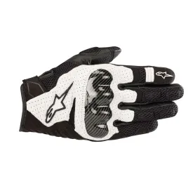 Alpinestars SMX-1 Air v2 Motorcycle Gloves Black White