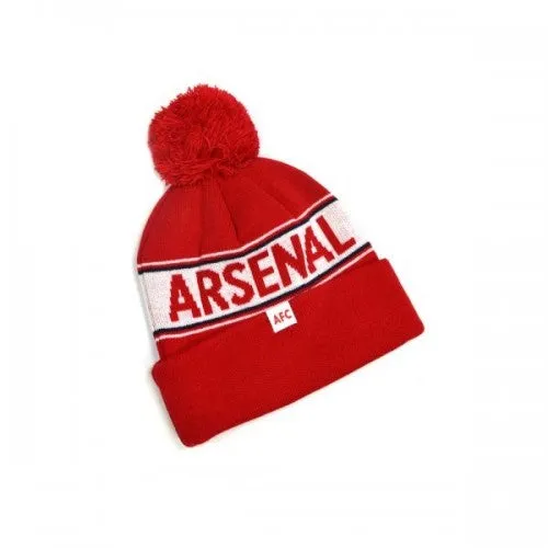 Arsenal FC Unisex Adults Knitted Bobble Hat