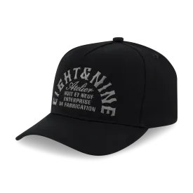 Atelier Snapback Hat Black