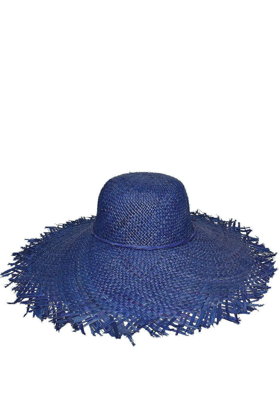 Avoria Blue Handmade Madagascar Hat