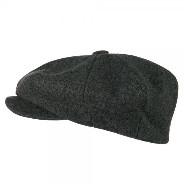 Big Apple Melton Newsboy Cap by Levine