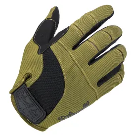 BILTWELL BILTWELL MOTO TEXTILE GLOVE [OLIVE/BLACK/TAN]