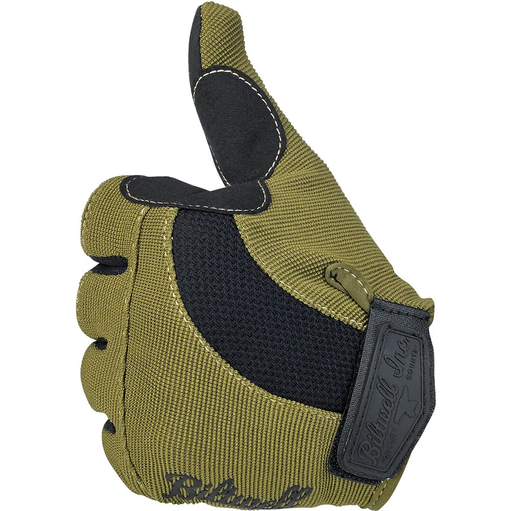 BILTWELL BILTWELL MOTO TEXTILE GLOVE [OLIVE/BLACK/TAN]