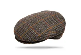 Cashmere Blend  Ivy Cap Brown Houndstooth