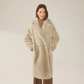 Charlotte Australian Wool Oversized Teddy Coat