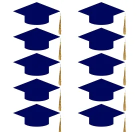 Convocation Cap for Kids, Blue, pack of 10