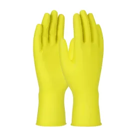 Grippaz 67-306/L Extended Use Ambidextrous Nitrile Glove with Textured Fish Scale Grip - 6 Mil