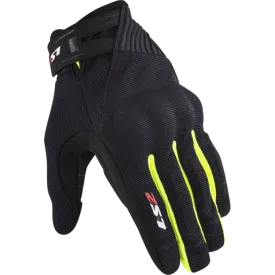 Ls2 Dart 2 Man Gloves Black H-V Yellow