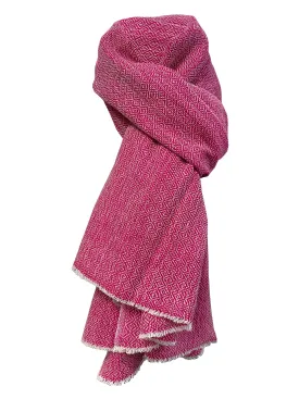 LUXURY HANDMADE CASHMERE rose pink scarf natural super soft winter shawl unisex trending scarf Xmas gift for him and her Fathers days gift