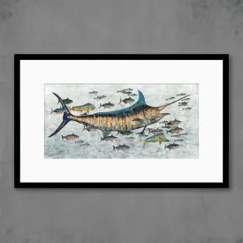 MARLIN limited edition paper print