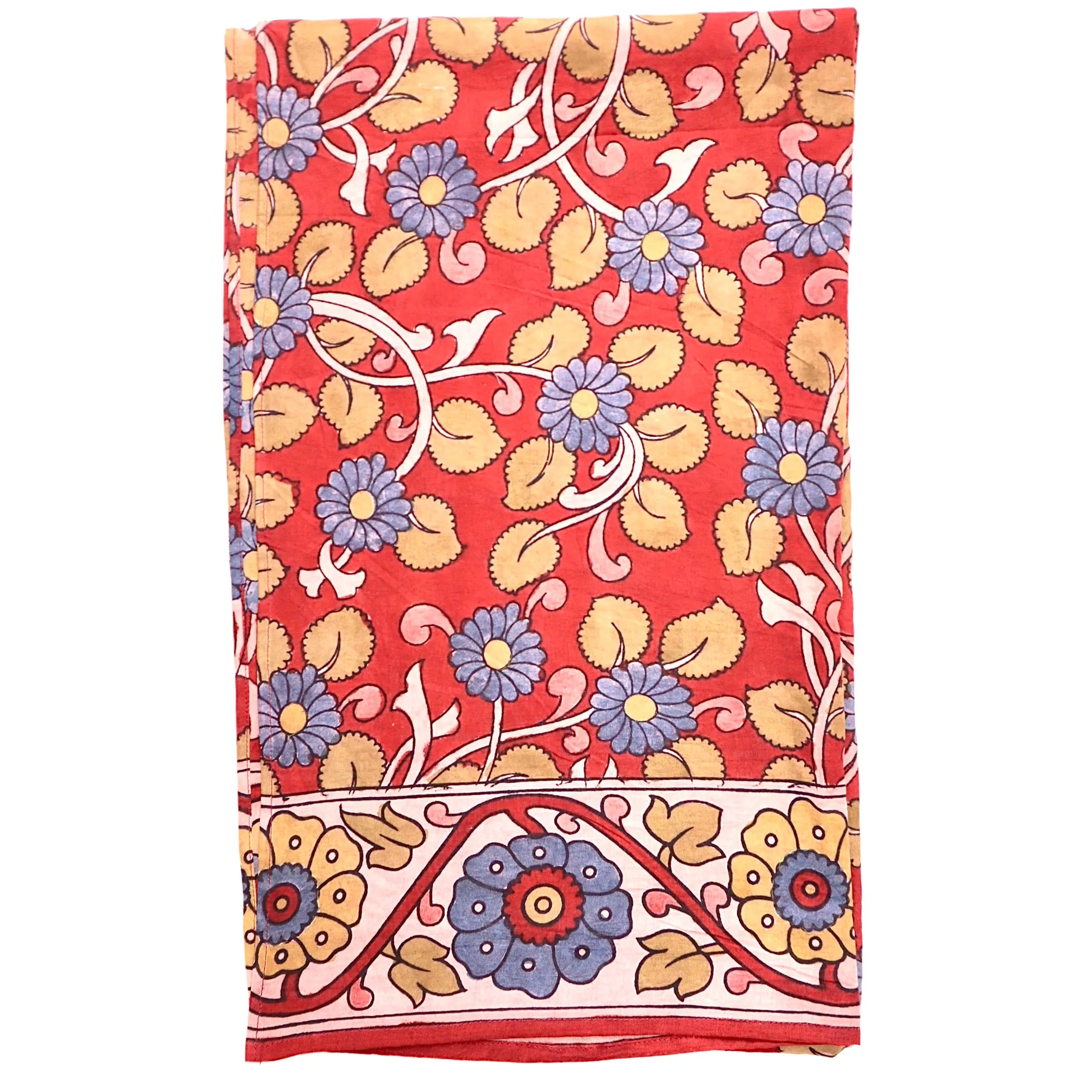 Meadow Bloom – Limited Edition Hand Painted Cotton Scarf (HS0003)