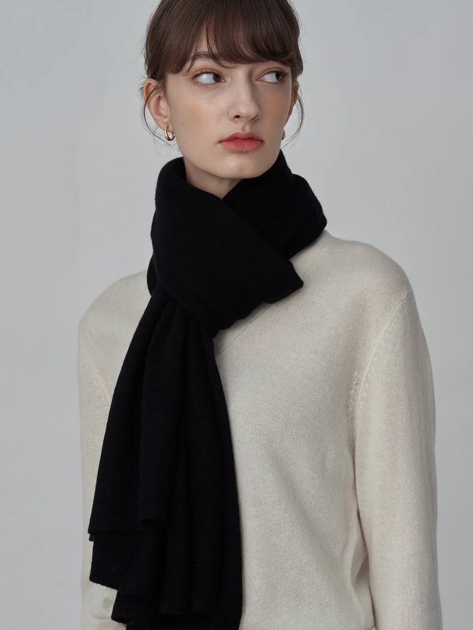 Oversized Scarf_Black