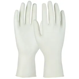 QRP Q124S Single Use Class 10 Cleanroom Nitrile Glove with Finger Textured Grip - 12"