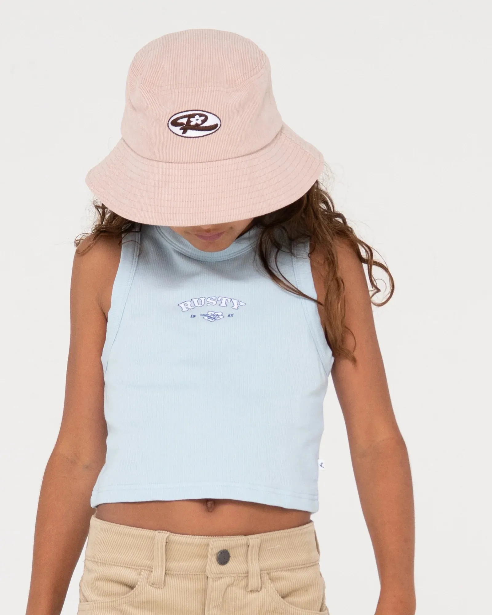 Rusty Wildflower Bucket Hat Girls