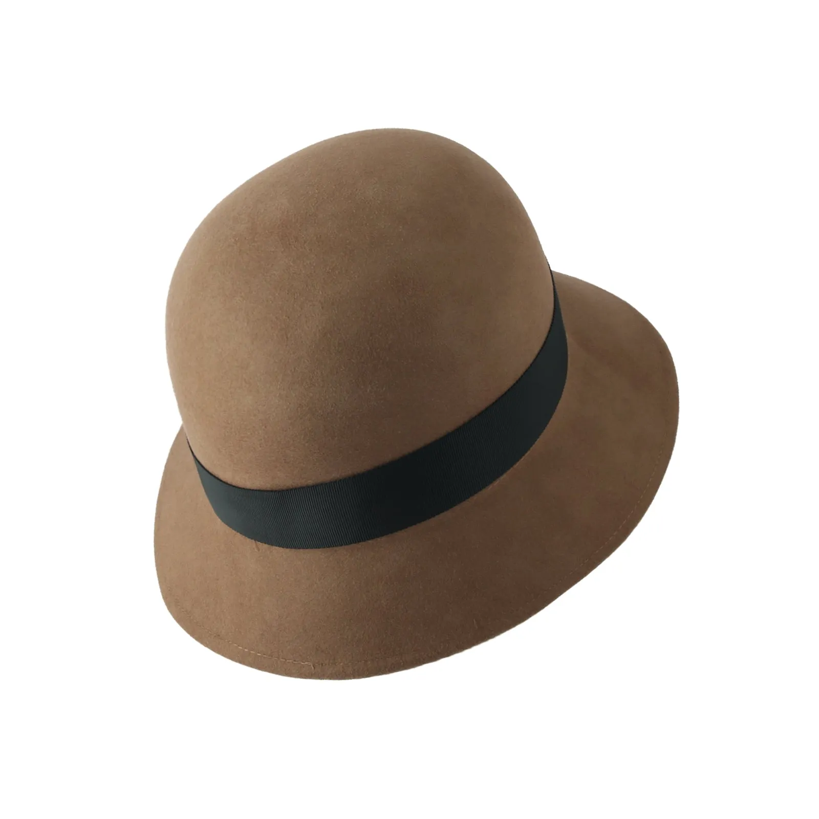 Wool Felt Fedora Simple Classic Bucket Hat GN61308