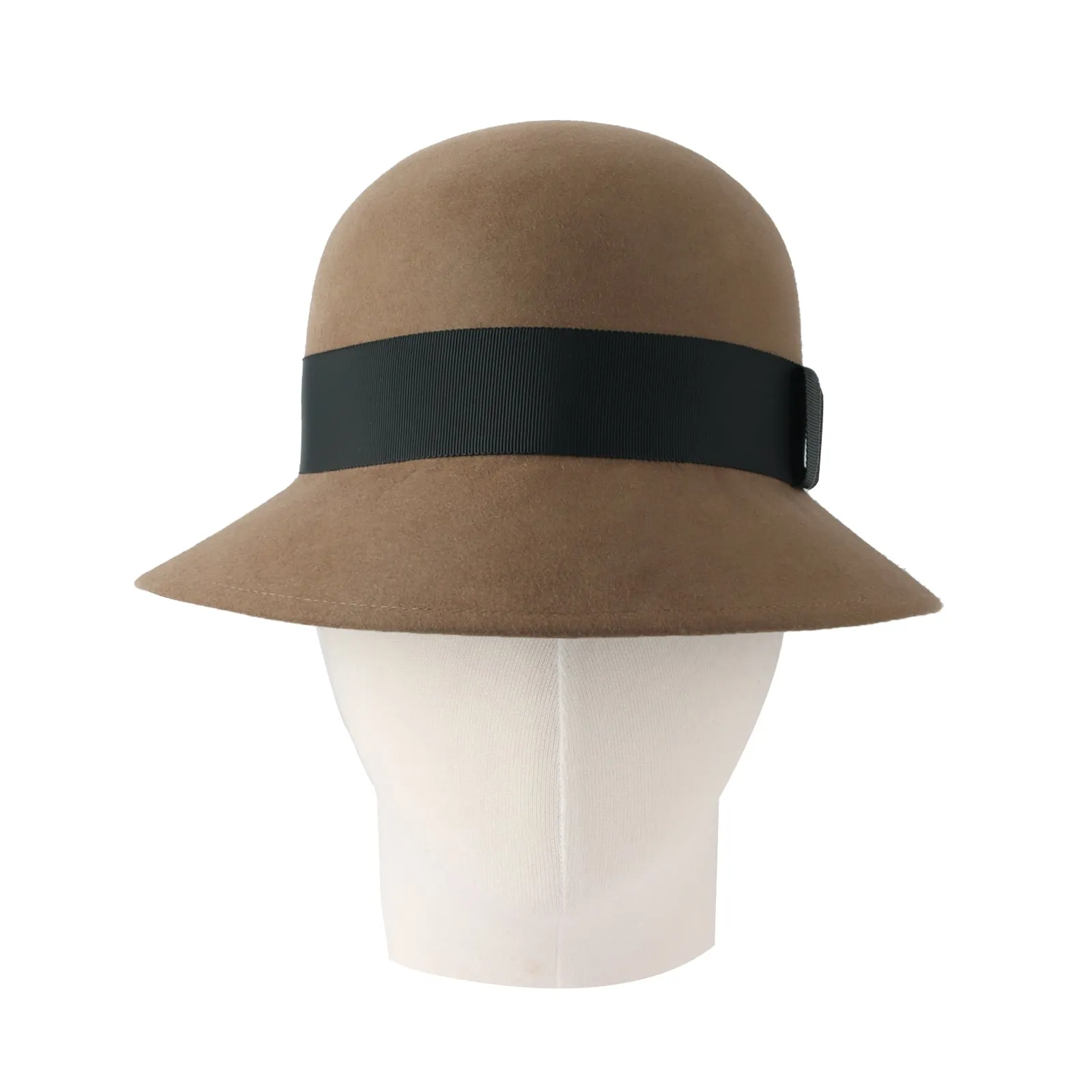 Wool Felt Fedora Simple Classic Bucket Hat GN61308