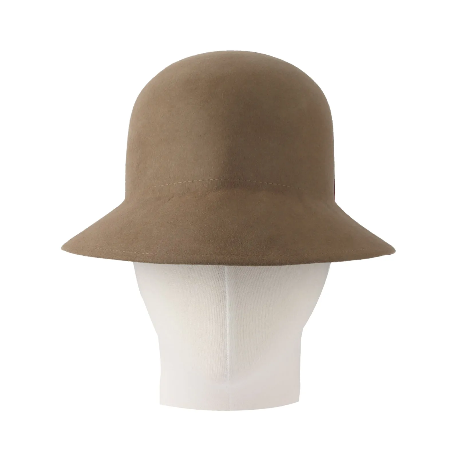 Wool Felt Fedora Simple Classic Bucket Hat GN61308